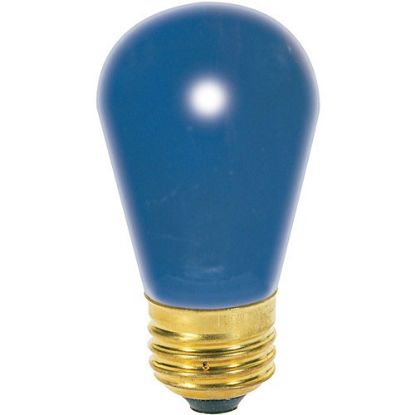Picture of Light-Bulb S-14 Ceramic-Blue
