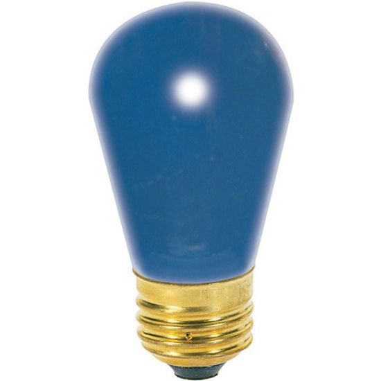Picture of Light-Bulb S-14 Ceramic-Blue