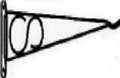 Picture of 10" Black Swivel Hanging-Plant-Bracket