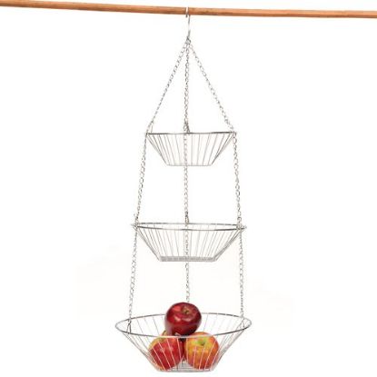 Picture of 3-Tier Hanging Baskets Chrome