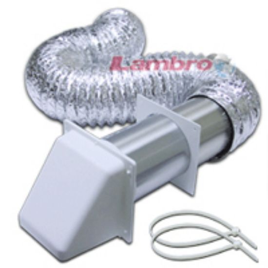 Picture of 4" White Plastic Hood Kit