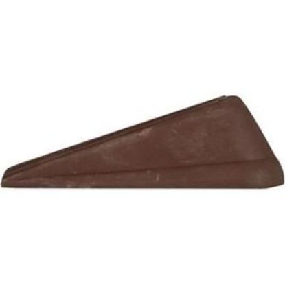 Picture of Door-Stop Wedge Rubber Brown 4"