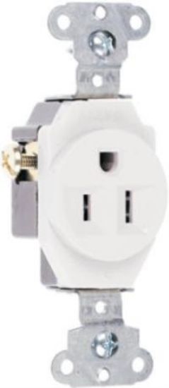 Picture of Single-Receptacle Double-Pole 3-Wire Grounding 15-Amp 125-Volt
