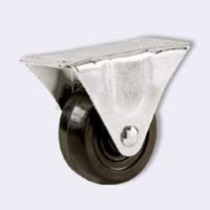 Picture of 3" Rubber Rigid-Caster