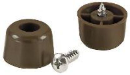 Picture of 3/4" Brown Screw Bumper