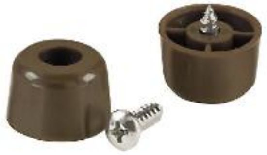 Picture of Screw Bumpers Brown 1/2"