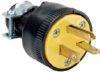 Picture of Electrical-Connector Electrical-Plug 20-Amp 250-Volt Black Rubber Male-Plug 6-15