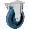 Picture of 4" Blue Elastic Rubber Rigid Plate-Caster
