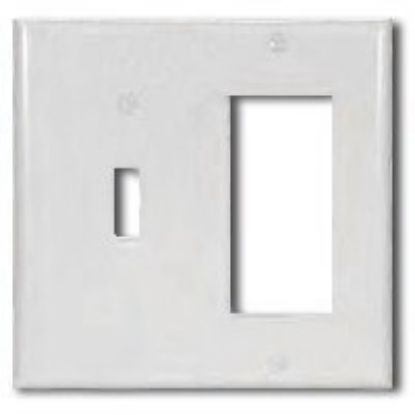 Picture of Wall-Plate Single Toggle & Decora-Style Rocker