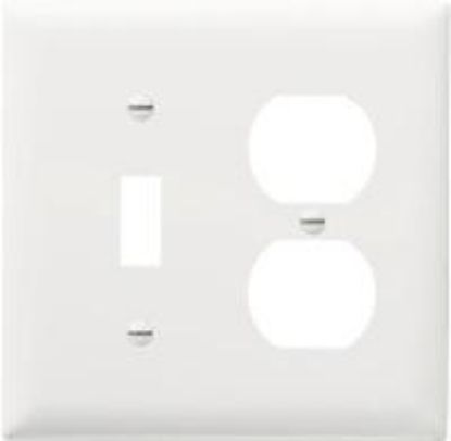Picture of Combination-Toggle-Duplex Receptacle Oversize Wall-Plate
