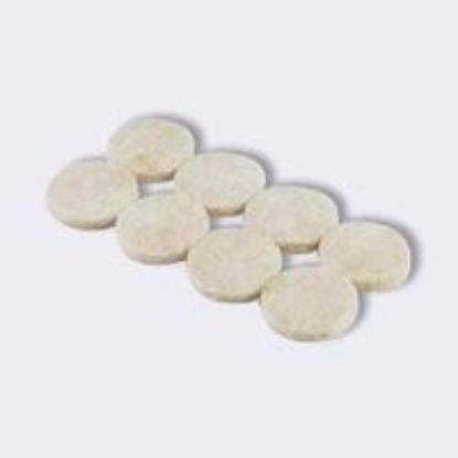 Picture of 3/4" Beige Round Felt Furniture-pad
