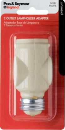 Picture of Light-Bulb-Socket Ivory Keyless Current-Tap