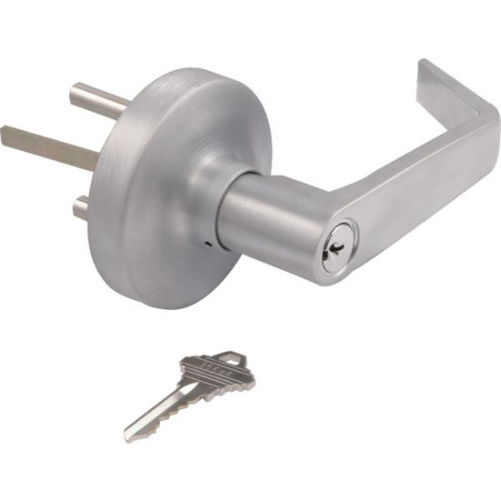 Picture of Lever Keyed Locks for Panic Exit Device Dull Chrome Finish
