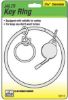 Picture of Jailer Key-Ring with Whistle Brass 3-3/8" Diameter