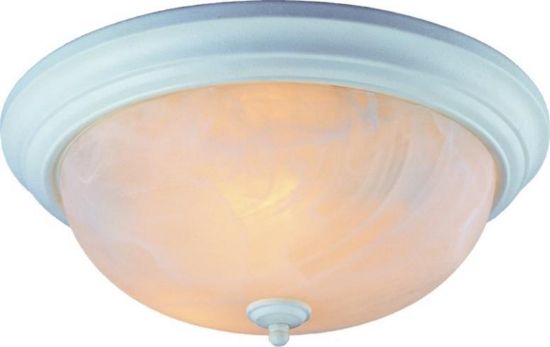 Picture of Light-Fixture Ceiling-Mount 2-bulb White Color Alabaster