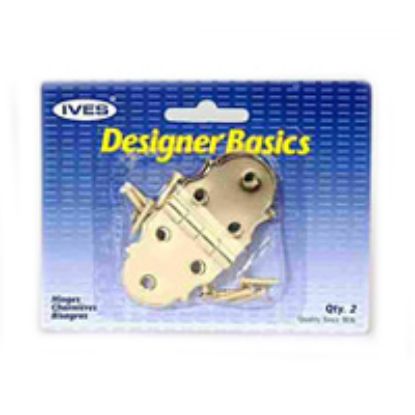 Picture of Decorative Hinges Bright Brass 1-5/16" x 2-1/4"