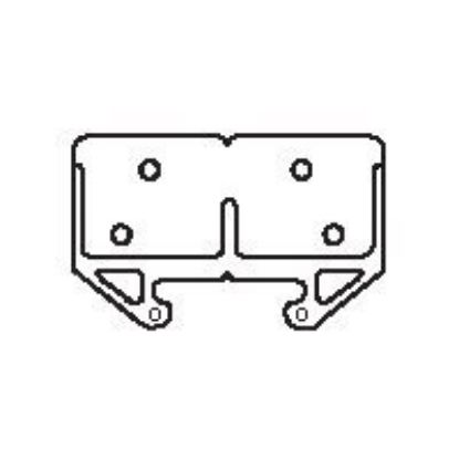 Picture of Drawer Track Guide & Glide Set White