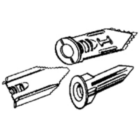 Picture of Ultimate Wall Anchors Gold Yellow-zinc-plated 60 Lb Medium-duty