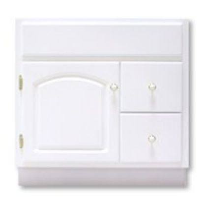Picture of White RTA VANITY 1DOOR/2DRAWER