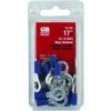 Picture of Ring-Terminal Insulated 16-14 AWG #12-1/4" Stud 17Pk