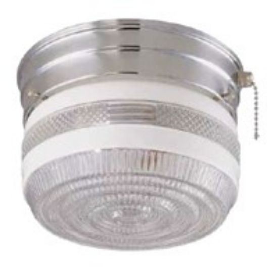 Picture of Light-Fixture 1-Bulb Flush Chrome 6"