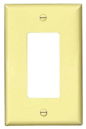 Picture of Wall-Plate Decorator Polycarbonate Midsize Ivory