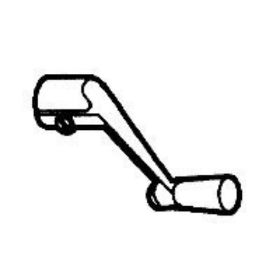 Picture of Casement-Crank-Handle White 3/8" Spline
