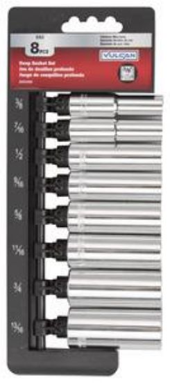 Picture of Deep Socket-wrench-set Sae8 Piece