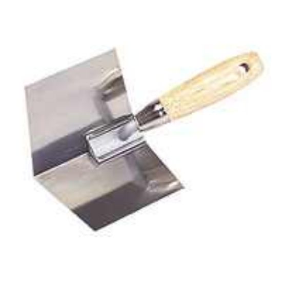 Picture of 4.5" X 3.500" Drywall Inside-corner Tool Stainless-steel