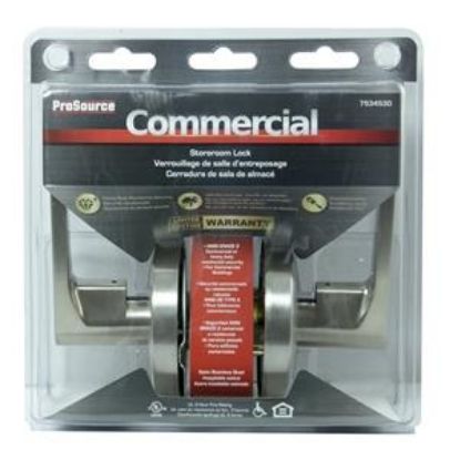 Picture of Store-Room Lockset Lever Stainless-Steel 2-3/4" Backset