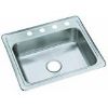 Picture of B422/PRO25226-4S 25" x 22" x 6" Single Stainless-Steel Kitchen-Sink