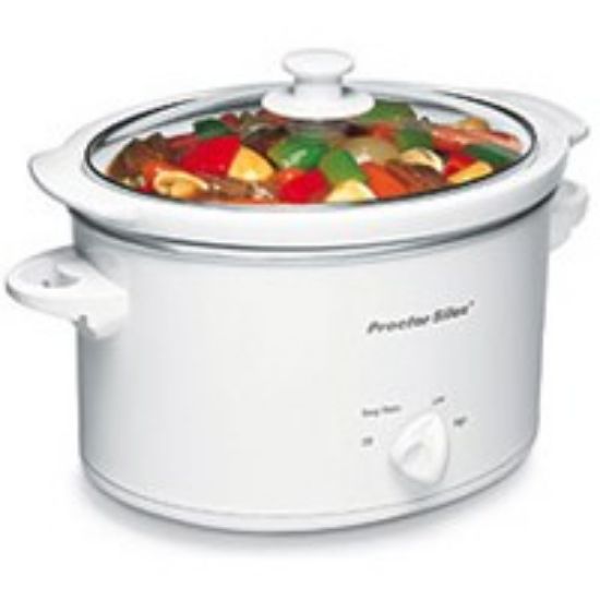 Picture of 3-Quart Oval White Slow-Cooker