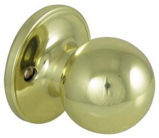 Picture of Ball Dummy Knob Polished-brass Visual-Pack