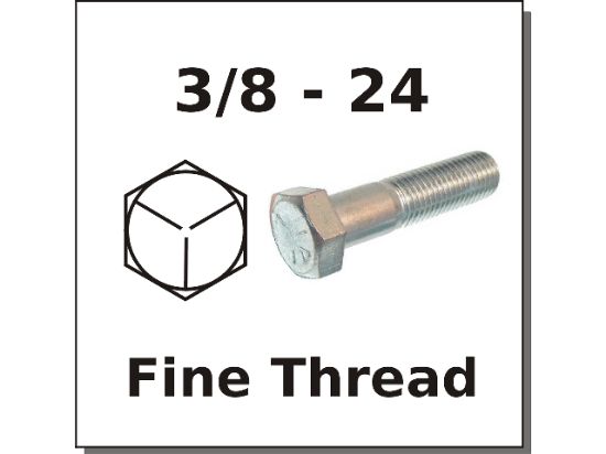 Picture of FC98G* 3/8-24 X 3 High-Carbon-Steel Z