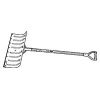 Picture of 18" Aluminum SHOVEL D-GRIP