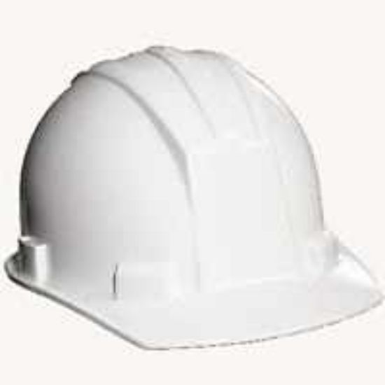 Picture of Hard-Hat Short-brim Ratchet-suspension White
