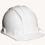 Picture of Hard-Hat Short-brim Ratchet-suspension White