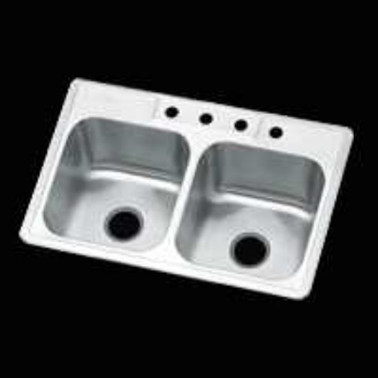 Picture of 1472-4/B833 8-IN DOUBLE Kitchen-Sink