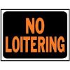 Picture of "NO LOITERING" SIGN