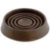Picture of Caster-Cup 1-1/2" Round Rubber Brown