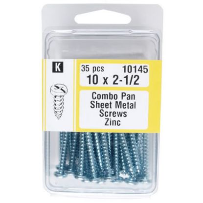 Picture of Sheetmetal-Screw 1 X 2-1/2 Zinc Combination-Drive