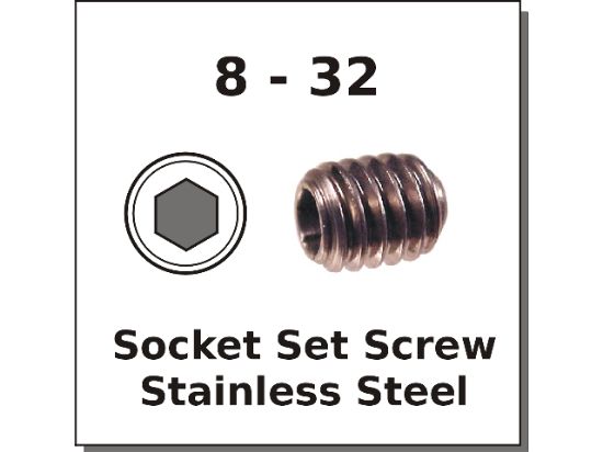 Picture of MRSSS38F Socket-Hex-Drive Cap-Screw #8-32 x