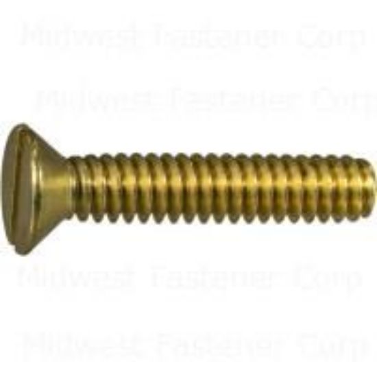 Picture of 10-24 X 1 Machine Screw Flat Brass