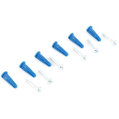 Picture of Plastic Conical-anchor With-Screws #6-8 X 3/4"