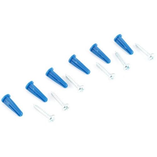 Picture of Plastic Conical-anchor With-Screws #6-8 X 3/4"