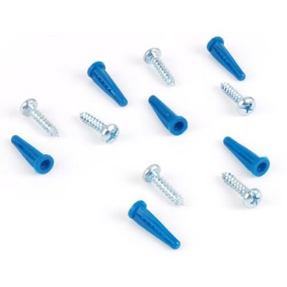 Picture of Plastic Conical-Anchor With-Screws #8-10 x 7/8"