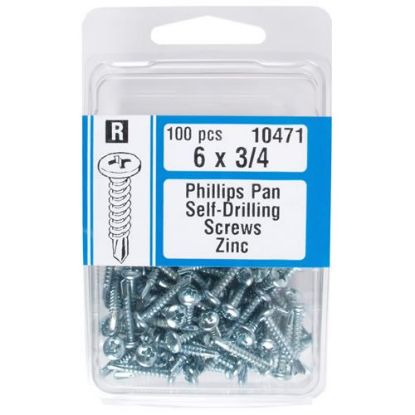 Picture of Sheetmetal-Screw Zinc-Plated #6 x 3/4"