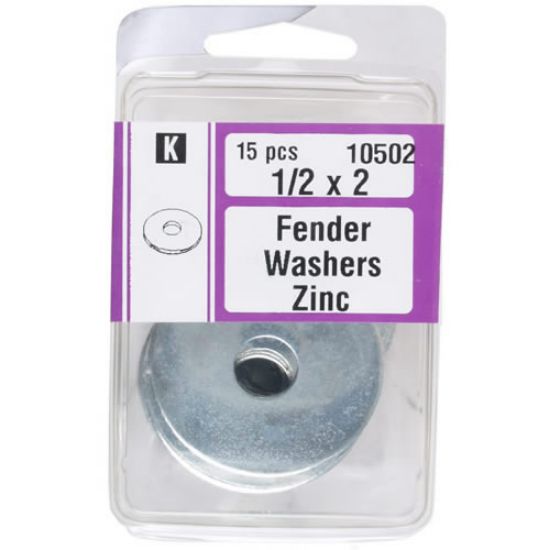 Picture of Fender-Washer Zinc-Plated 1/2" x 2"