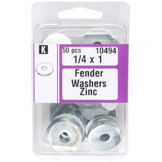 Picture of Fender-Washer Zinc-Plated 1/4" x 1"