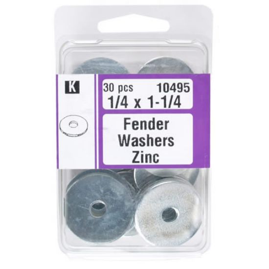 Picture of Fender-Washer Zinc-Plated 1/4" x 1-1/4"
